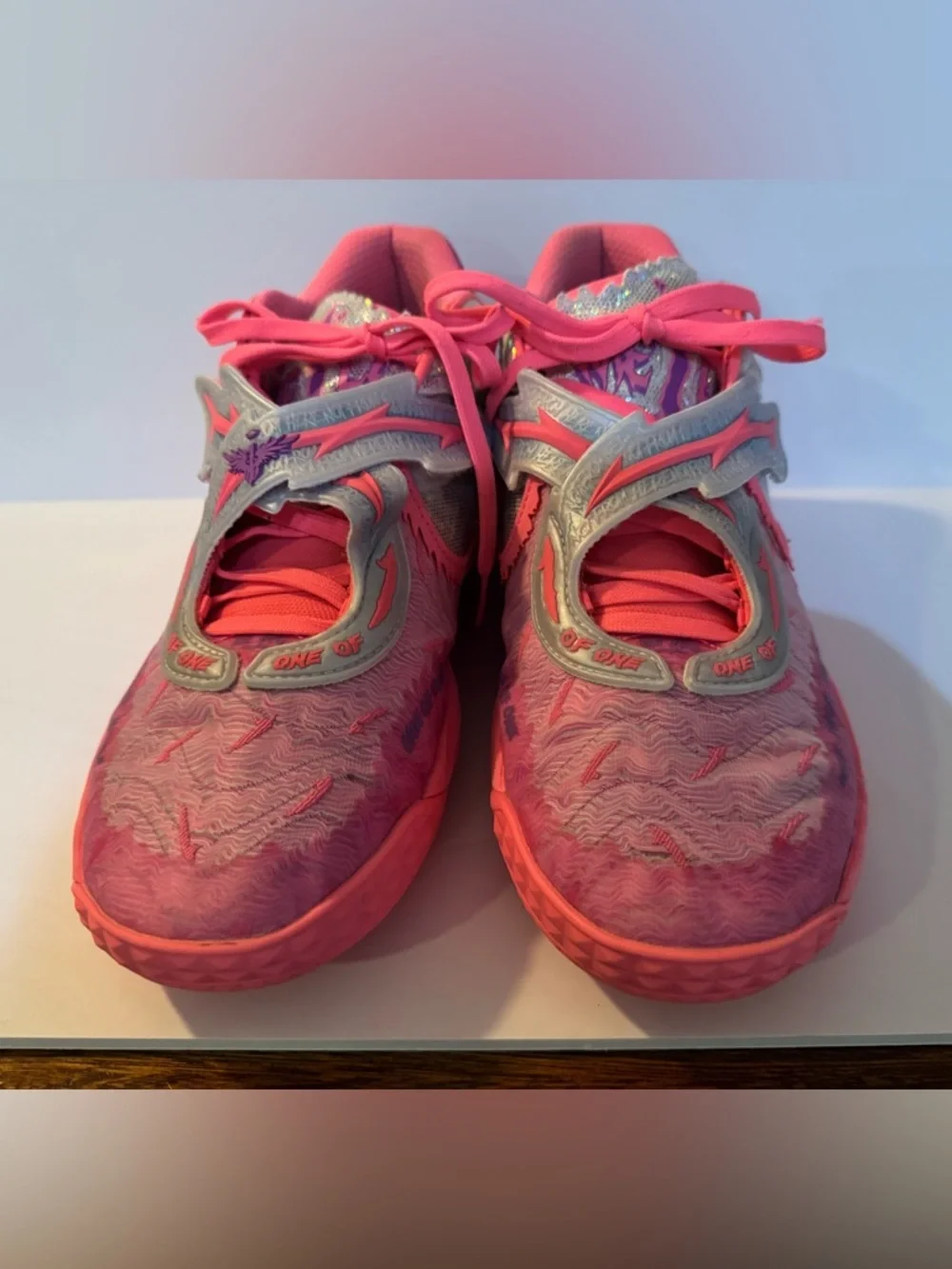 Puma Lamelo ball MB.05 world tour shoes pink purple size 11